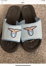 SS LAZIO MACRON SLIDERS VARIOUS SHOE SIZES ............ BNWT