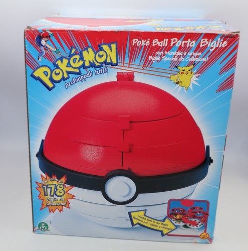 POKEMON POKE BALL CARRY CASE MARBLES 2000 TOY BIZ NEW SEALED RARE | eBay
