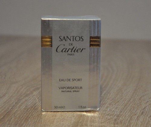 SANTOS DE CARTIER EAU DE SPORT 30ml, VINTAGE, VERY RARE, NEW IN BOX, SEALED  3432240002952 | eBay