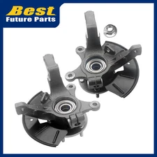 2x Front Wheel Hub Bearing & Steering Knuckle Assembly For Ford Mazda Mercury