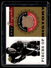 2001-02 Upper Deck Legends Pieces of History Stick Frank Mahovlich Montreal