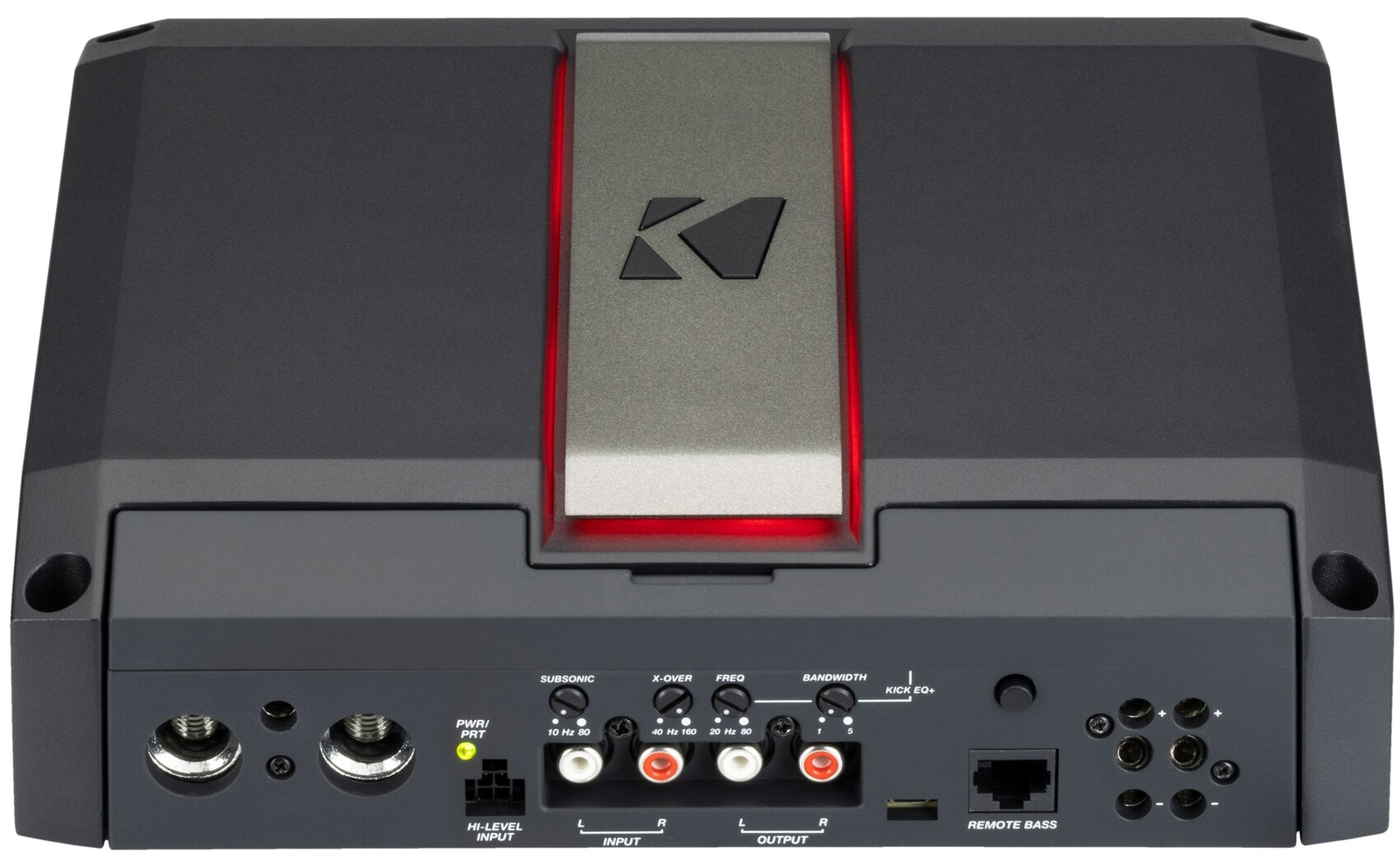 Автомобильный моноусилитель Kicker 51LX16501 мощностью 1650 Вт с Smart Bass Комплект проводов усилителя LX16501