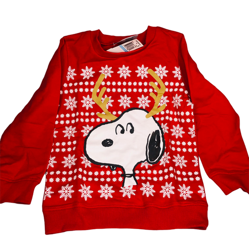 Peanuts Little Boys Snoopy Reindeer 