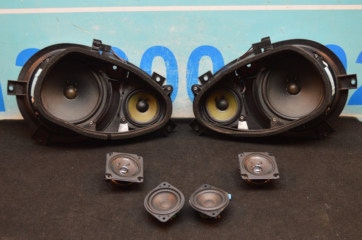 【中古】 Tambores Urbanos 03-08 R230 MERCEDES SL500 SL55 SL600 SL550 DOOR SPEAKERS WITH