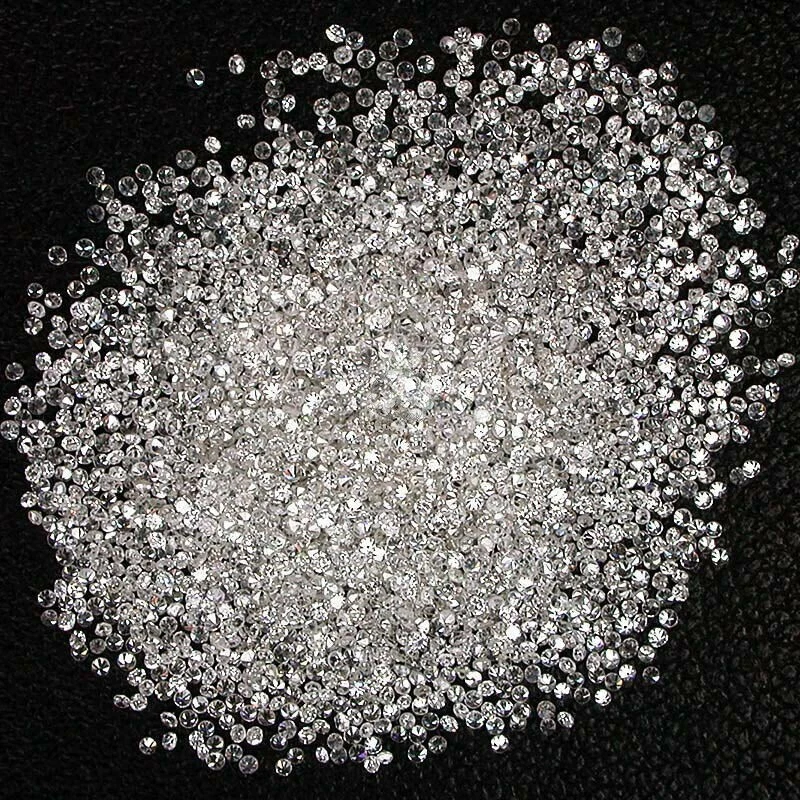 8 Pcs Lustrous Natural Diamond E VVS1 Grade 1 MM 0.04 Ct Loose