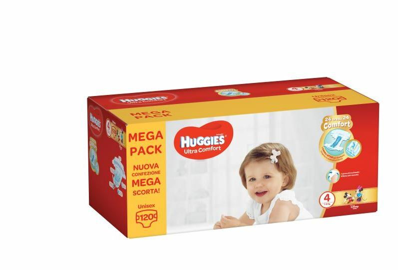 Huggies – Pannolini Ultra Comfort Megapack Taglia 4