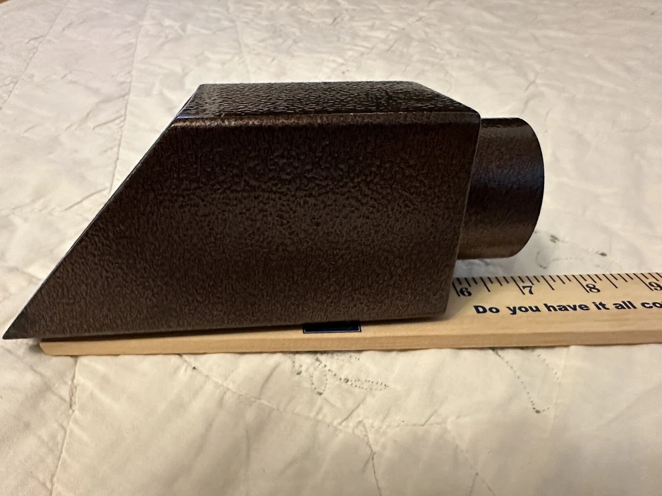 Stainless Steel Powder Coated Bronze 1.5" Internal Thd. Water Scupper - Image 2 of 4
