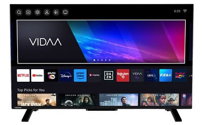Toshiba 43UV2363DG Fernseher 43 Zoll Smart TV VIDAA LED TV 4K UHD HDR TV 2026