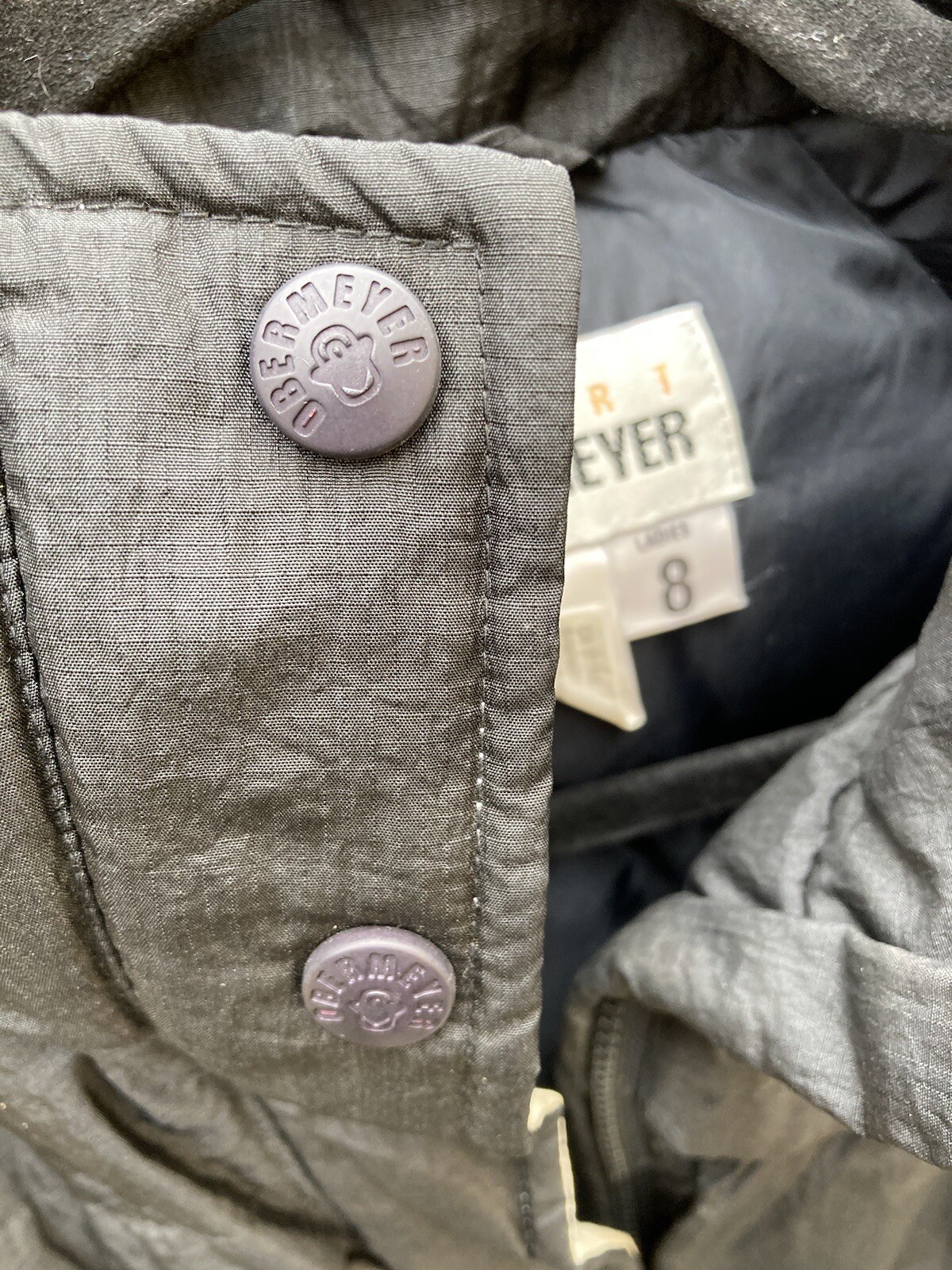 Women's Obermeyer Black Solid Full-Zip Puffer Jac… - image 6