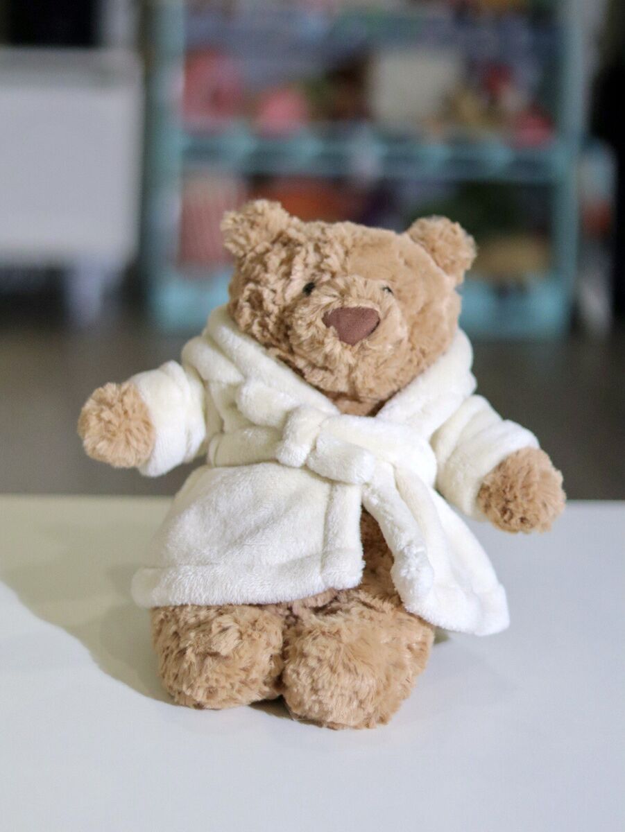 Authentic‼️Jellycat Bathrobe Bartholomew Bear New With Tags