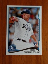 2014 Topps Robbie Erlin #281 San Diego Padres Rookie Card