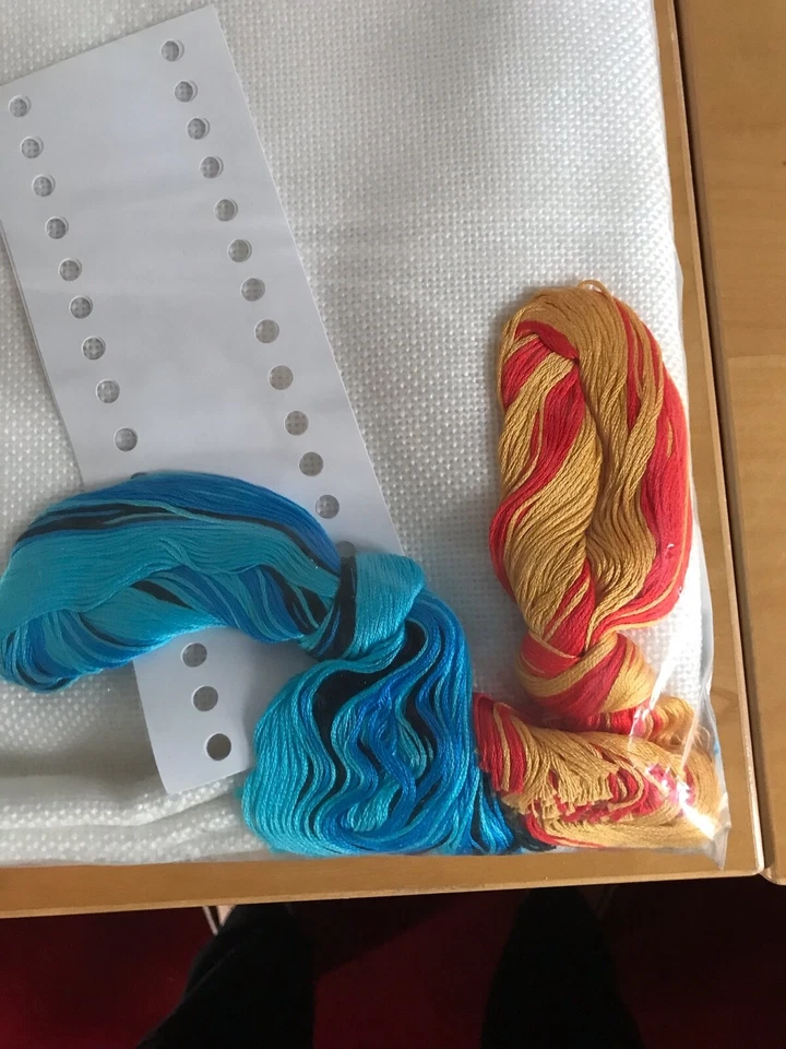 H74 Designer Stitches Pooh & friends cross stitch Afghan Night Night Pooh Throw - Image 3 of 3