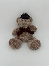RUSS Berrie 8In Circle of Beauty TEDDY BEAR W/ HAT  BOW Plush STUFFED  P8