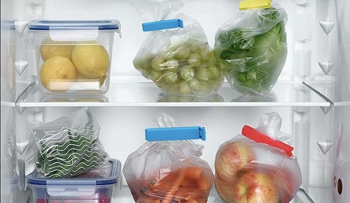 Bolsa de alimentos reutilizable sellador clips bolsa almacenamiento clavija congelador clips de sellado - Imagen 12 de 63
