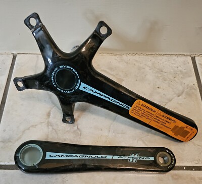 Pédalier Double Campagnolo Athena 52-39 170mm Axe Carré
