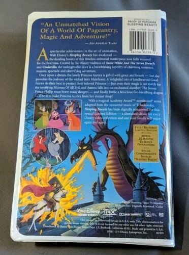 2 Disney's VHS Tapes: Beauty And The Beast & Sleeping Beauty - Picture 8 of 11
