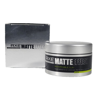 Axe Platinum Series Matte Effect Reworkable Clay Hair Styling DISCONTINUED