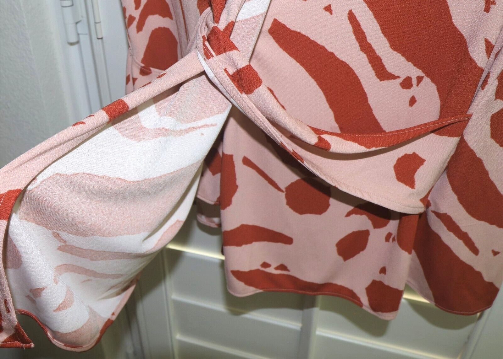 ALFANI RUST/ LITE RUST GEOMETRIC DROP SLEEVELESS … - image 4