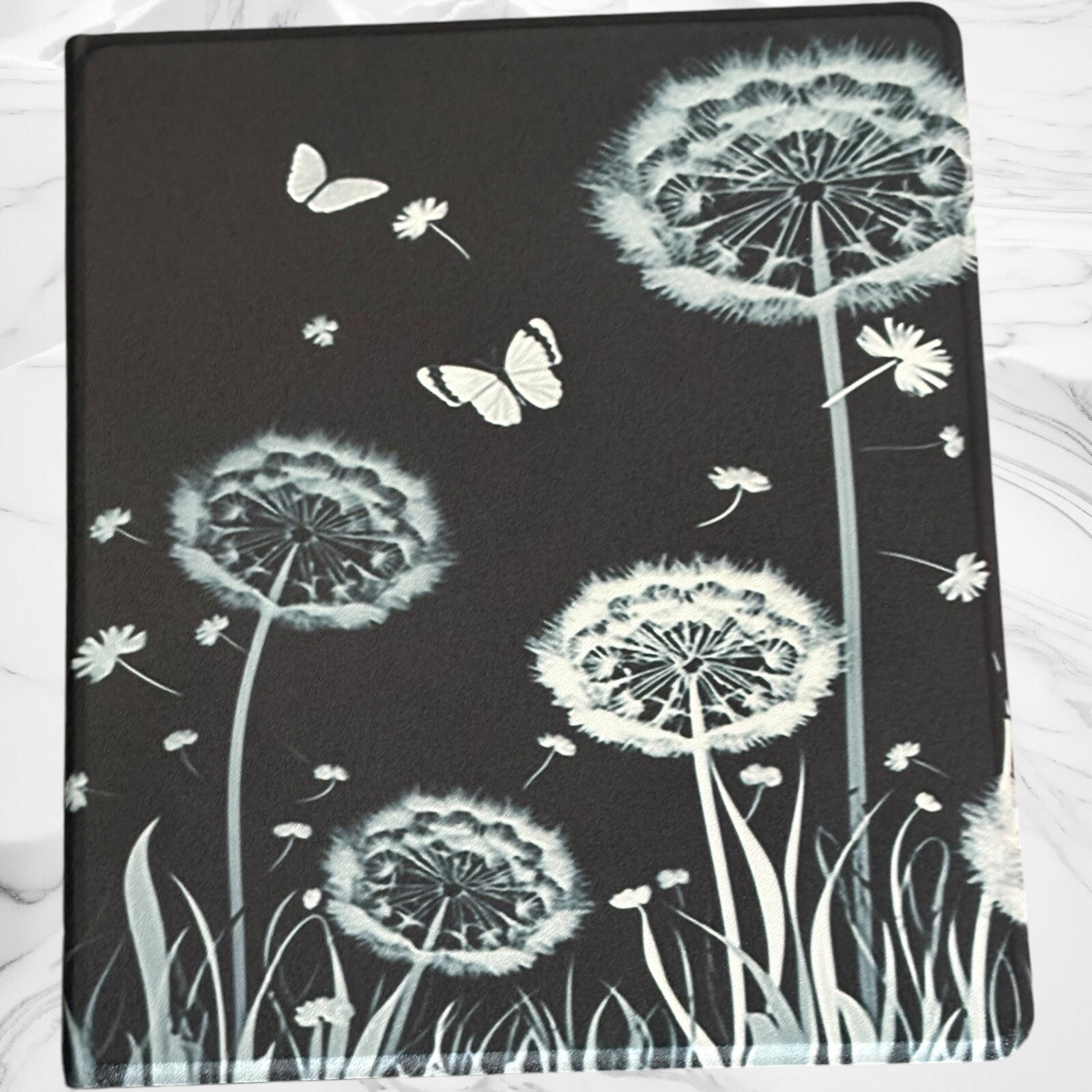 Kindle Scribe (2022 Released) 10.2'' Stand Cover Sleep/ Wake Dandelion Art Black-image