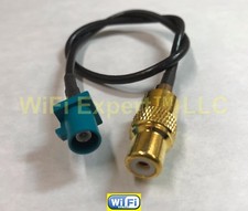 10" RF coax Cable Fakra "Z" Male to RCA Jack Female RG174 25cm for Waterblue