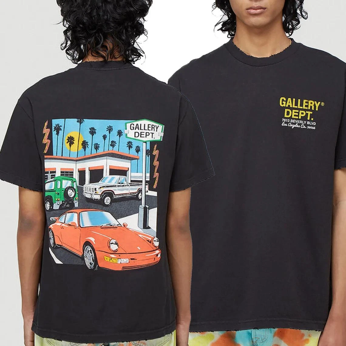 Gallery Dept T-Shirt, Gallery Dept Drive 2 Sided Shirt, Street Wear Shirt,Galler