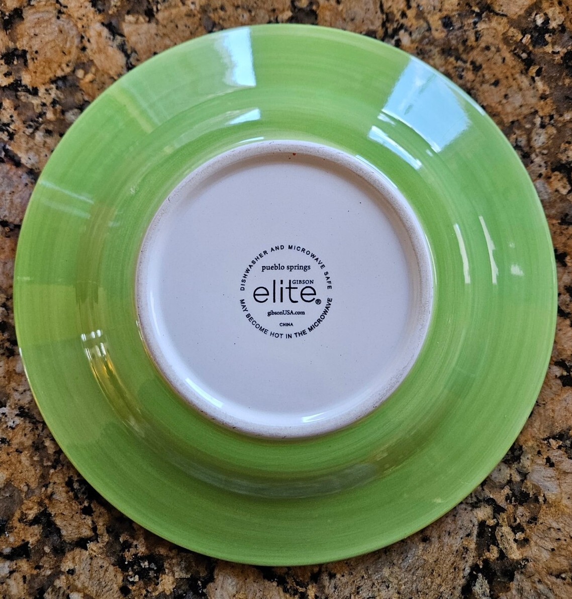 Gibson Elite Pueblo Springs Stoneware Plate 8.5" Replacement Dishes, Used
