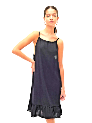 lace up halter dress Naila Halter Lace Trim Maxi Dress Black main image 1