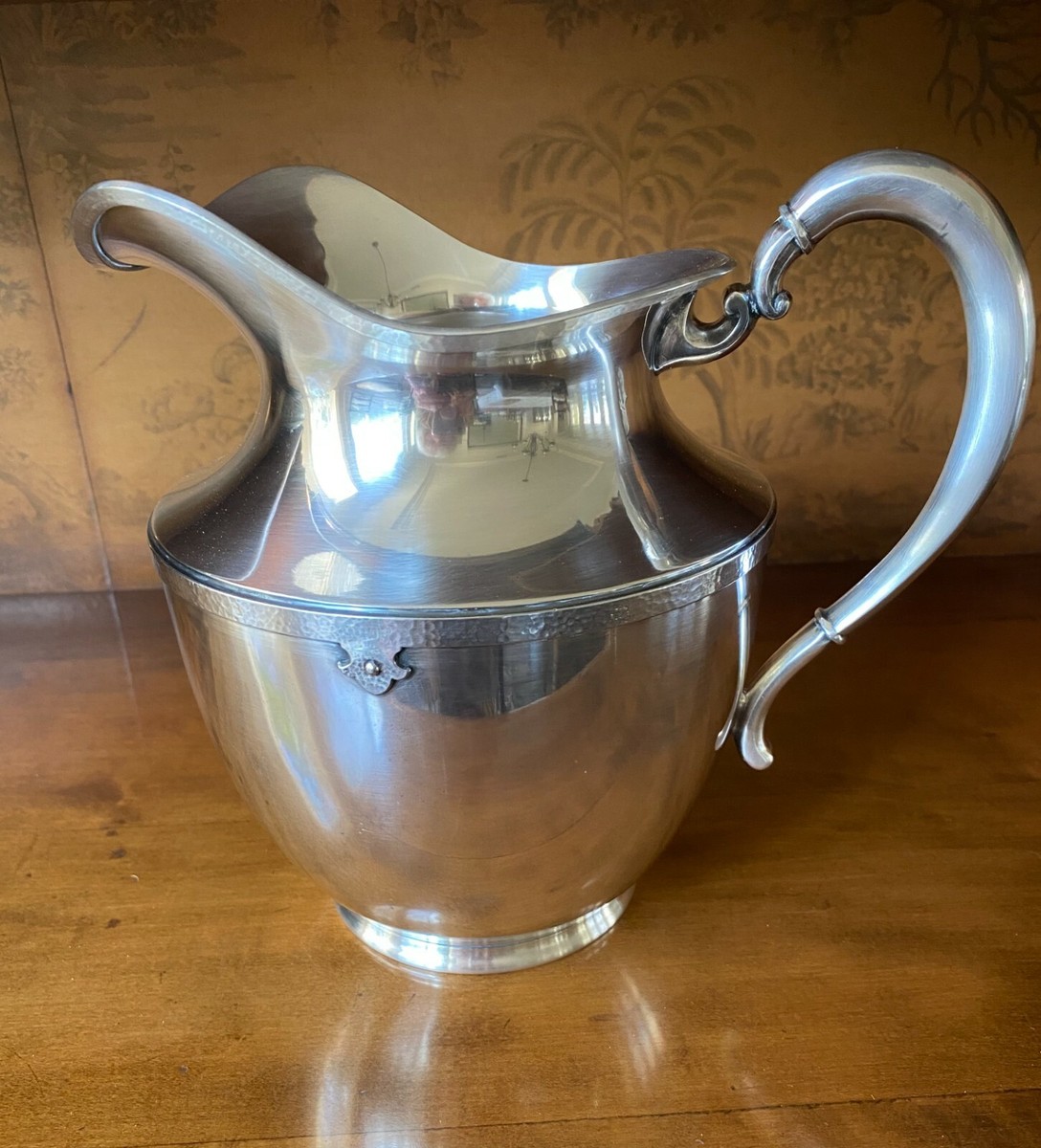 Beautiful Antique Silver-Plated Pitcher from Wilcox/International