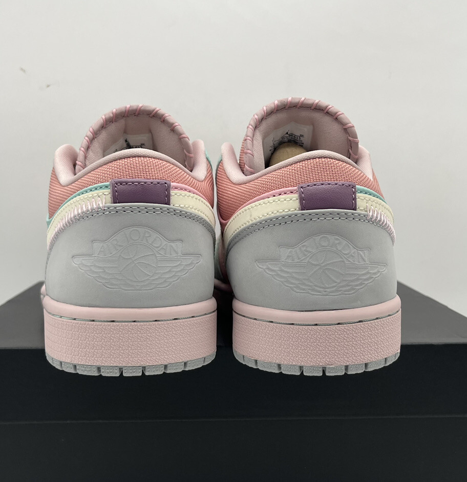 Nike Air Jordan 1 Low "Easter" Retro SE (Mens Size 10) Pastel Blue Pink