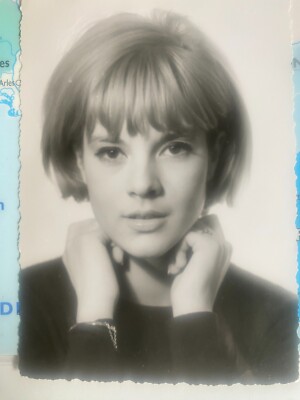 lot of 11 original black and white photos of Sylvie VARTAN, year 1960