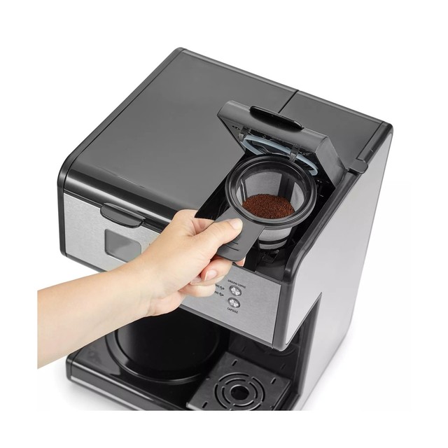 Crux 17232 12Cup Triple Brew Coffee Maker Programmable Silver/Black for sale online eBay