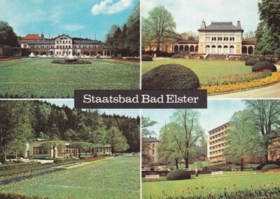Old postcard-Staatsbad Bad Elster