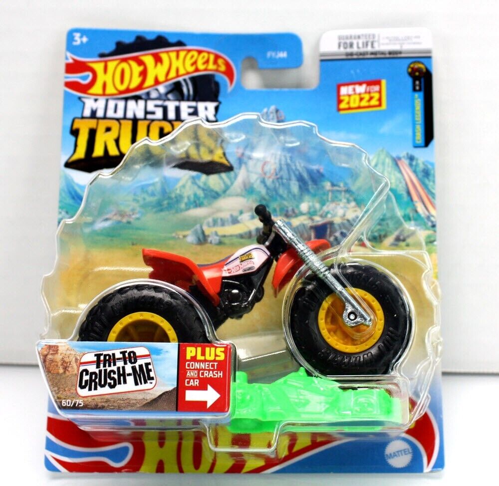 Hot Wheels Monster Trucks Crash Legends Tri To Crush-me 164 Diecast Car  Mattel Toys - ToyWiz