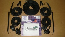 68-69 Camaro Firebird Weatherstrip Seal Kit 9pc Door Roof Rail Trunk Ujamb Metro