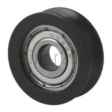 625ZZ 20x5x7mm U shape Groove Ball Bearing Guide Pulley Wheels Roller Black