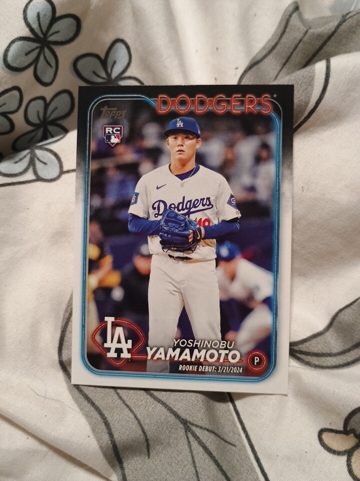 2024 Topps Update Rookie Debut RC #US149 Yoshinobu Yamamoto Dodgers