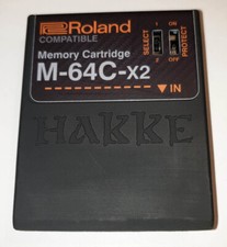 Roland M-64C-X2 Dual Memory Cartridge, new for AJ2, TR-727, TR-909, JX-8P, JX-10