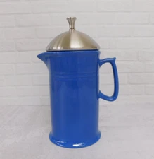Chantal Ceramic 28 Ounce French Press, Blue Cove * NEW *
