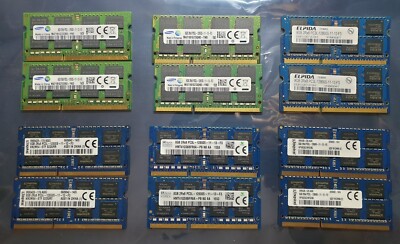Diverse 16GB 2x8GB DDR3L 2RX8 1600MHz PC3L-12800 204pin Laptop Arbeitsspeicher RAM Apple