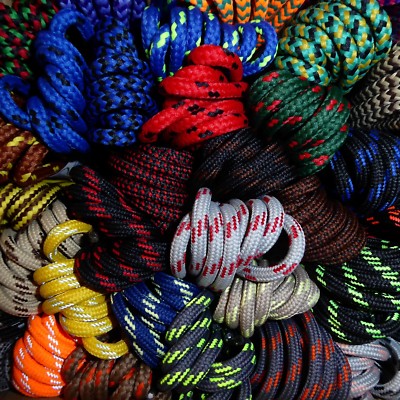 Fabmania® Laces 4mm Strong Round Work Walking Hiking Boot Laces 110 cm  UK