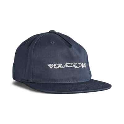 Volcom Volbaige Druckknopflasche Kappe - marineblau