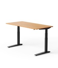 Fully Jarvis Sit/Stand Desk, Natural/Black by Herman Miller R:15 RRP £799 New Co