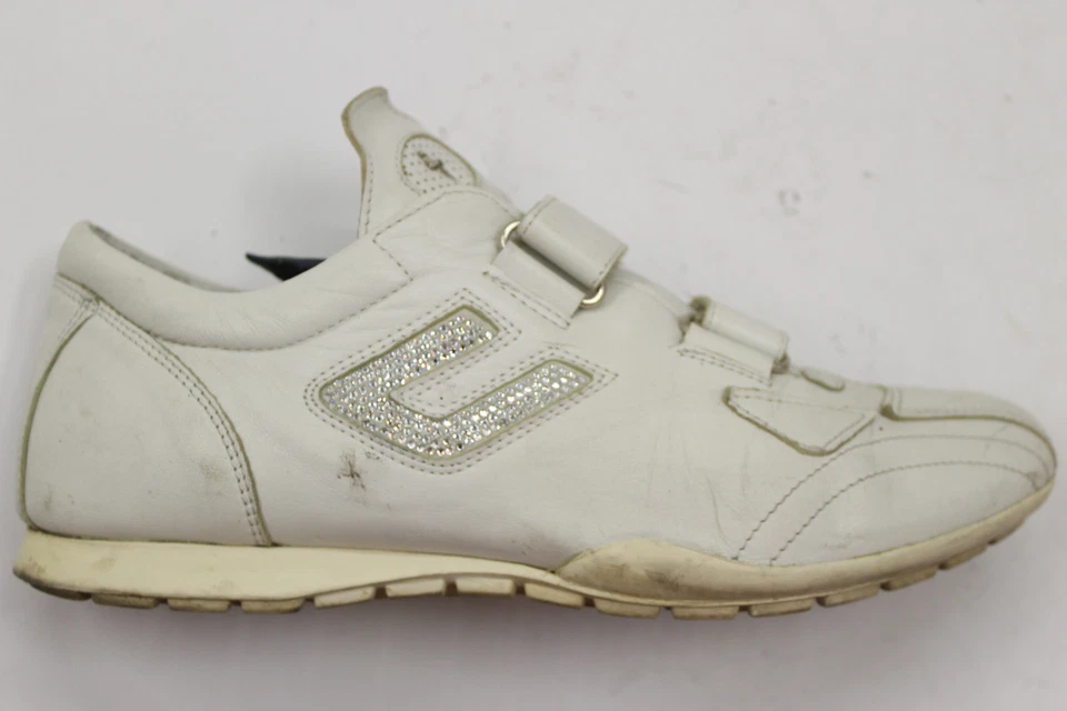 Zapatos mujer CESARE PACIOTTI talla 6.5 Europa 37 cuero blanco S7230 Foto 4 de 4