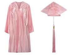 Child Graduation Cap, Gown Tassel Shiny Finish- Many Colors and Sizes available