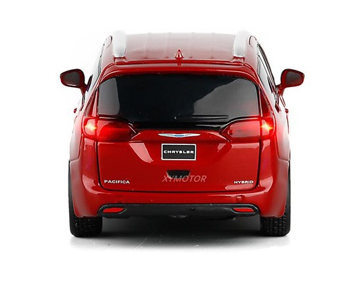 Chrysler PACIFICA mpv Diecast MODEL CAR Toys kids Gifts Black/White/Red 1/32 JKM - Picture 7 of 12