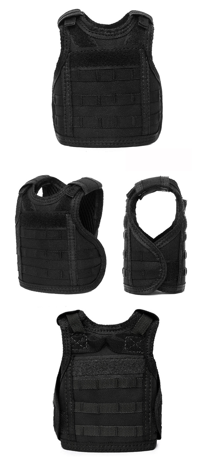 Camping Mini Beverage Cooler Adjustable Detachable Tactical Vest Beer Vest
