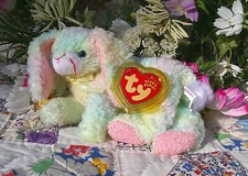 Super Cute Ty Beanie Baby Cottonball the Easter Rabbit NWT MWMT