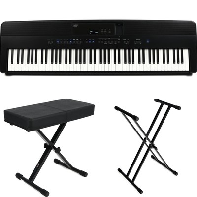 Kawai ES520 88-key Digital Piano with Speakers Essentials Bundle