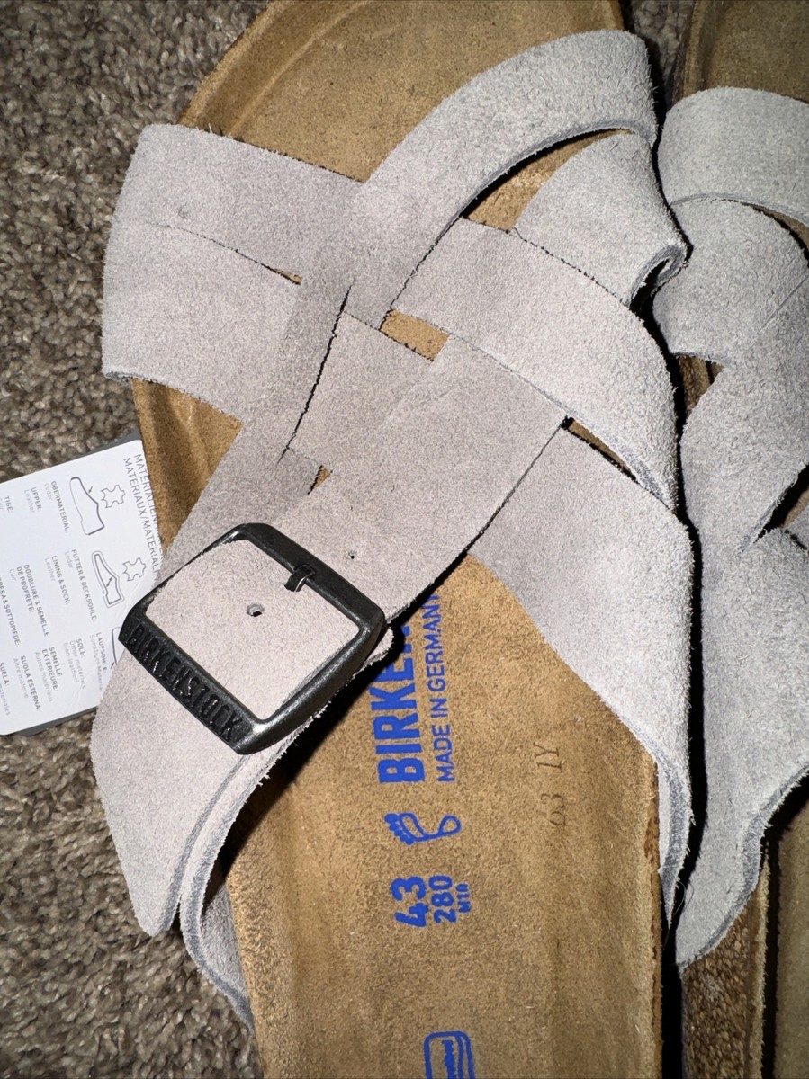 Birkenstock Lugano Stone Coin Regular Mens 10 Women 11.5 OR  display picture 1