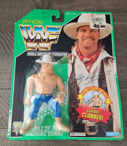 WWF Hasbro Green Card Billy Gunn New Sealed Rare W...